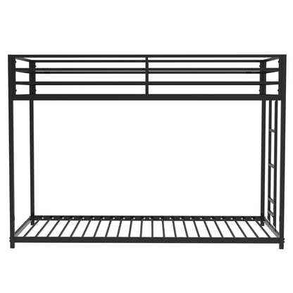 Adam Twin over Twin Metal Bunk, Black