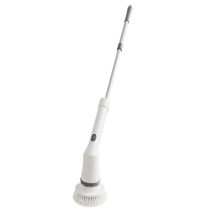 Telescopic rod long-handle electric cleaning brush multi-function rechargeable household hand-held brush household cleaning magic tool