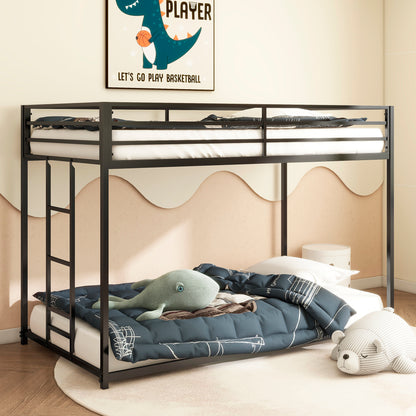 Adam Twin over Twin Metal Bunk, Black