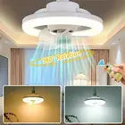 Control 360 Rotation Cooling Electric fan Lamp Chandelier For Room Home Decor