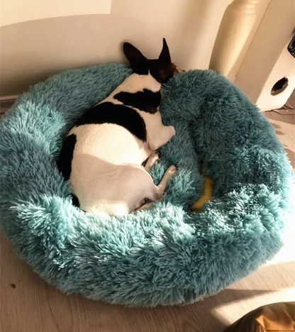 Plush Round Dog Bed