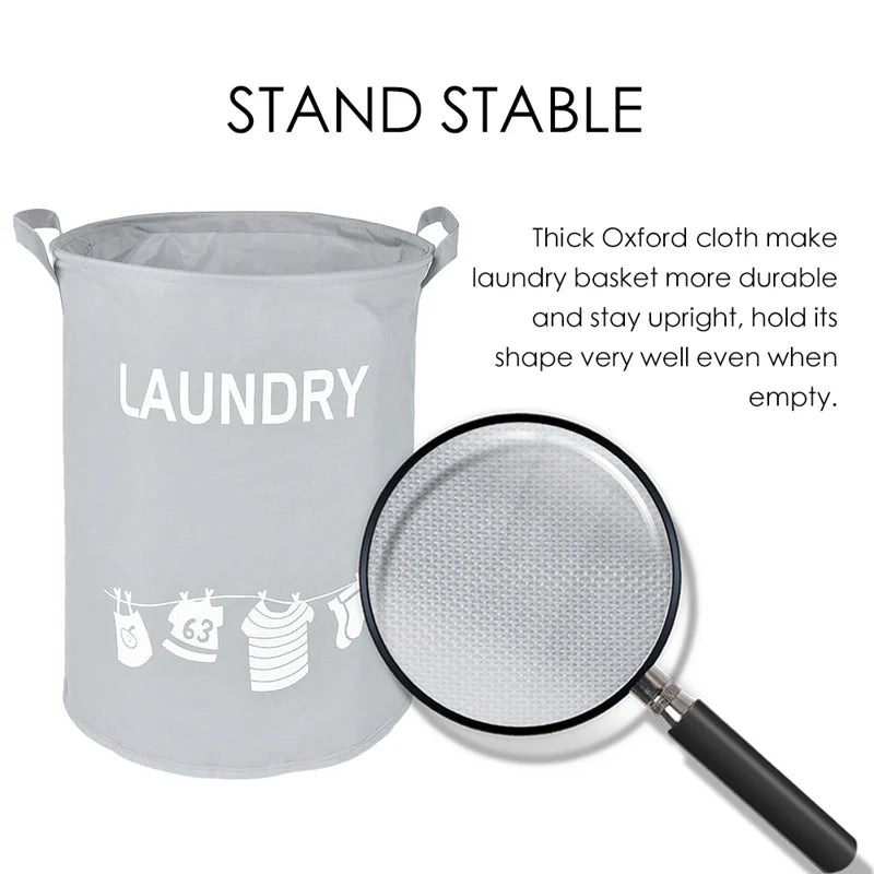 35cmx45cm Folding Drawstring Port Dirty Clothes Laundry Basket For Toy Clothing Storage Bucket Laundry Organizer