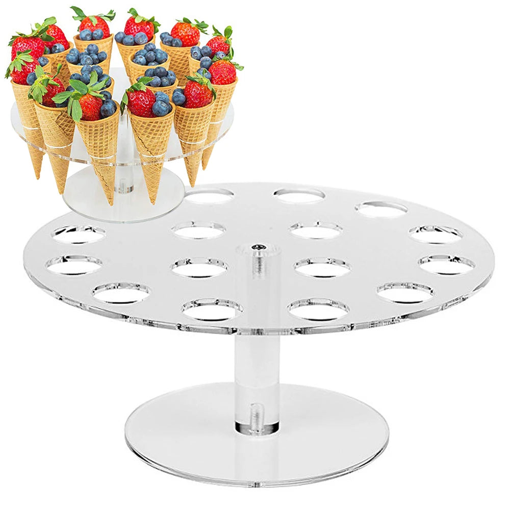 16-Hole  Ice Cream Stand A Set