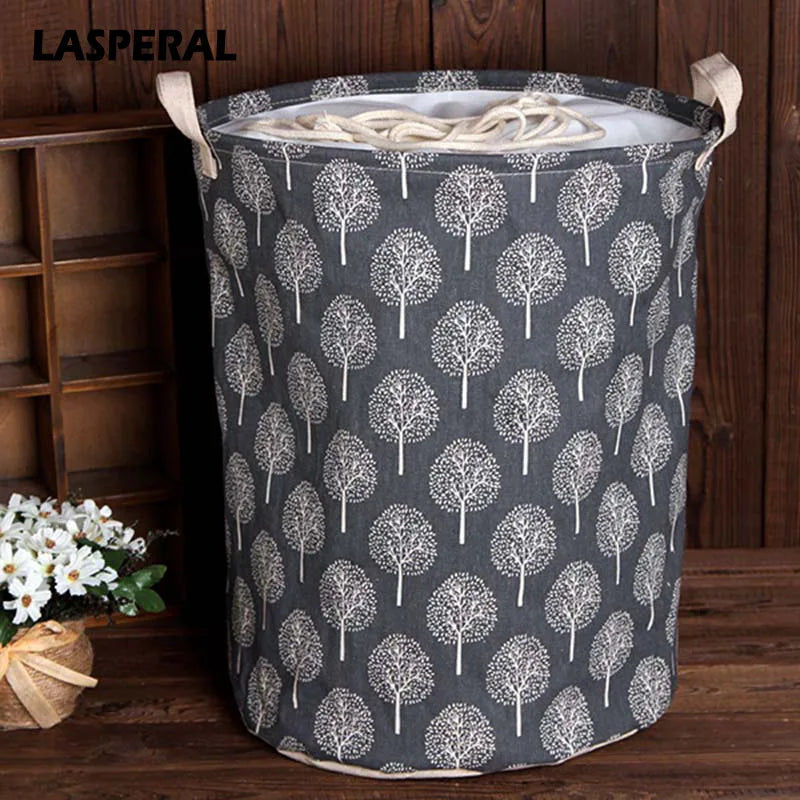 35cmx45cm Folding Drawstring Port Dirty Clothes Laundry Basket For Toy Clothing Storage Bucket Laundry Organizer