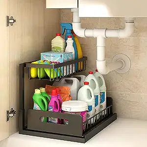 Sliding Drawer Organizer For Kitchen