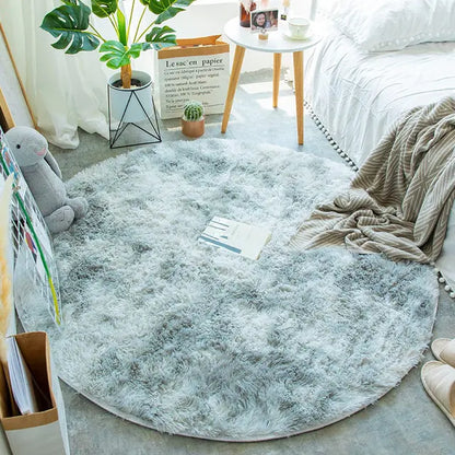 2023 New Warm Thick Round Rug Carpets