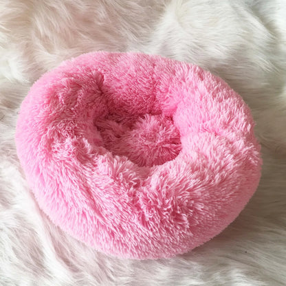 Plush Round Dog Bed