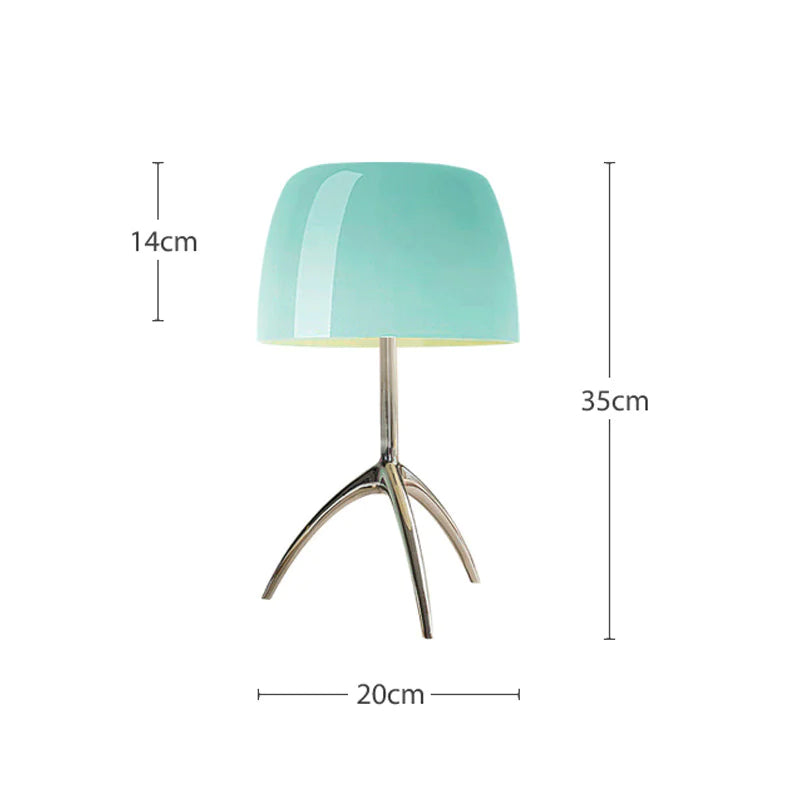 Vintage Copper Table Lamp: Retro-Inspired Designer Accent Lighting