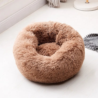 Plush Round Dog Bed